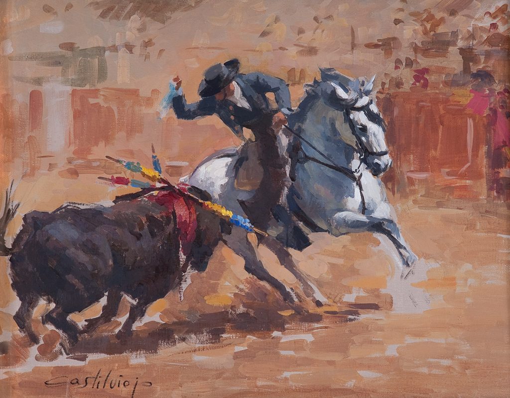 torero clavando banderines