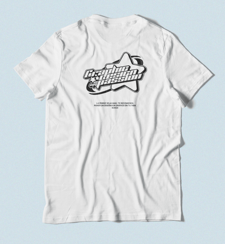 Camiseta algodón Visita Castilla y León - Graphic design is my passion